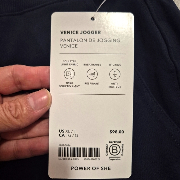 NWT Athleta Navy Blue Venice Jogger Apparel..SIZE:XL - Picture 15 of 15